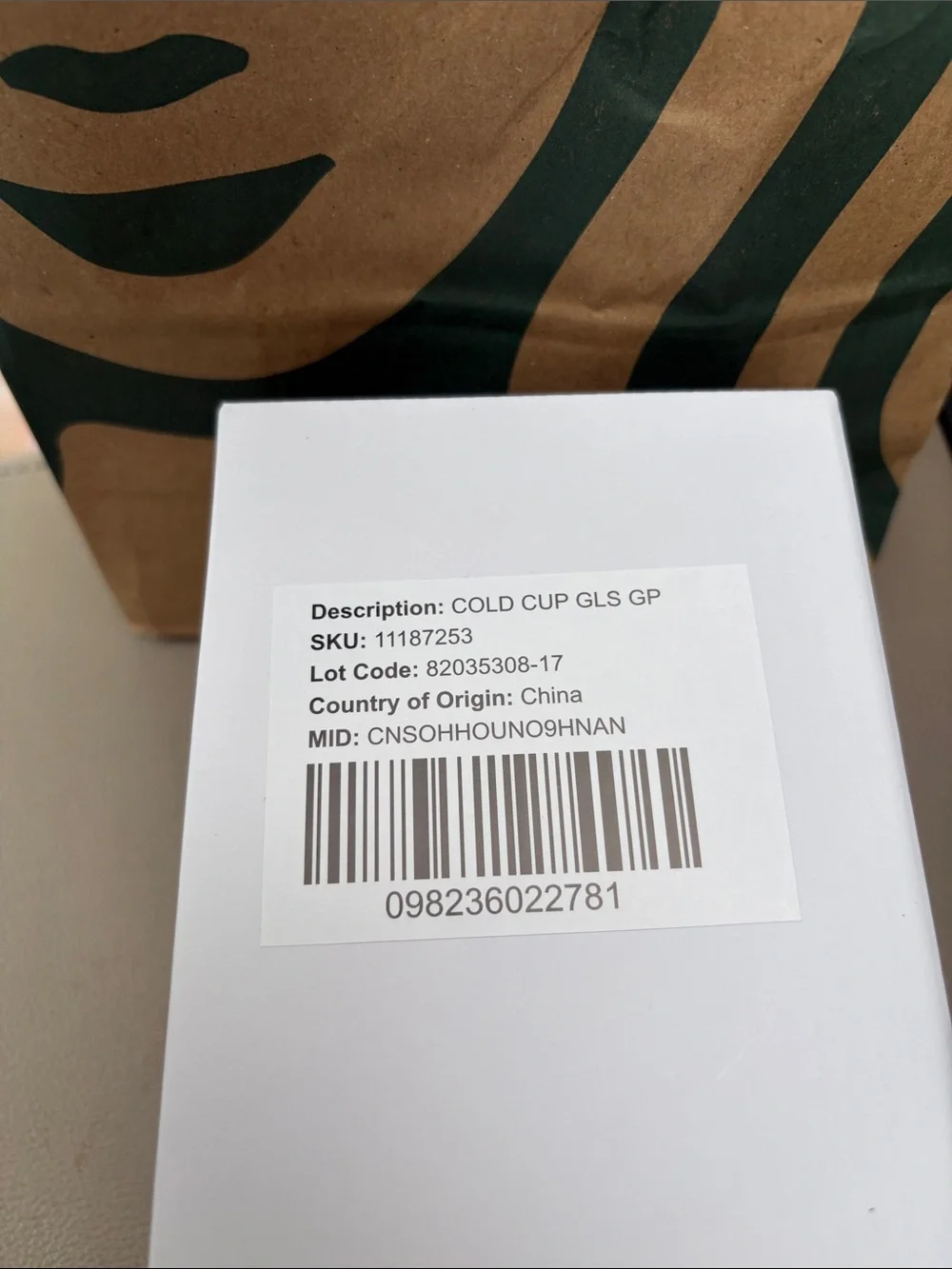 Starbucks guaranteed authentic